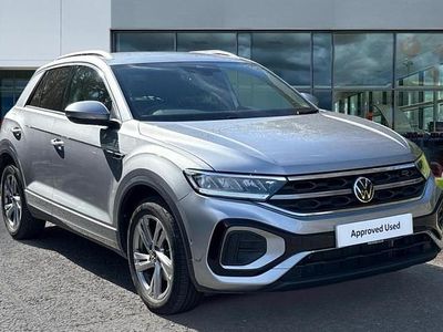 Used VW T-Roc R-line 150 HP (110 kW) 2023 Pyrite silver metallic SUV