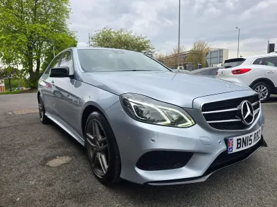Used Mercedes E350 AMG 258 HP (189 kW) 2015 Silver Sedan