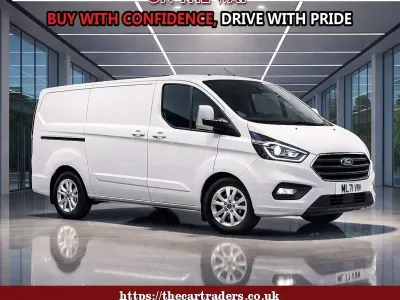 Begagnad Ford Transit Custom Limited 2021 Vit Van