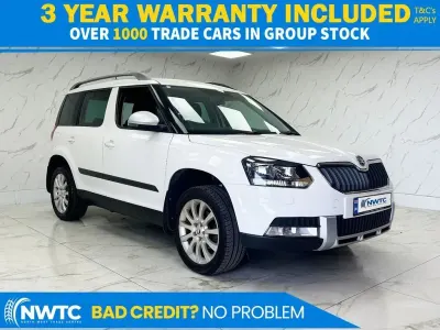 Used Skoda Yeti SE 105 HP (77 kW) 2015 White SUV