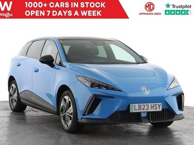 Used MG MG4 EV Trophy 2023 Blue Hatchback