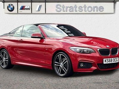 Used BMW 220 M Sport 190 HP (139 kW) 2018 Red Cabriolet