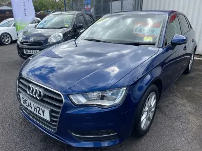 Used Audi A3 Sportback Design 150 HP (110 kW) 2014 Blue Hatchback