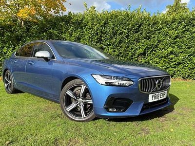 Blue Used 2018 Volvo S90 R-Design Sedan | £9,550 (Fair price)
