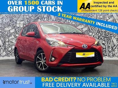 Red Used 2019 Toyota Yaris Hybrid Hatchback | £12,000 (Good price)
