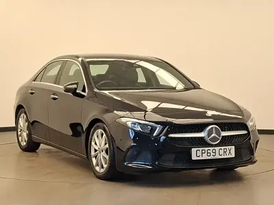 Used Mercedes A180 Premium 116 HP (85 kW) 2019 Black Sedan