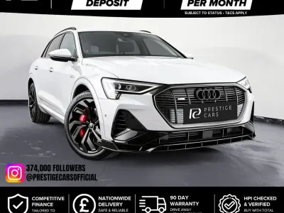 Used Audi e-tron Black Edition 230 kW (313 HP) 2021 White SUV
