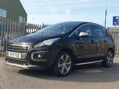 Used Peugeot 3008 Allure 120 HP (88 kW) 2016 Black Hatchback