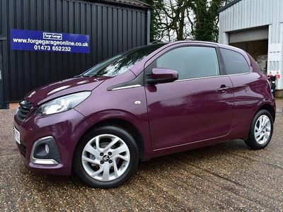 Used Peugeot 108 Allure 82 HP (60 kW) 2016 Purple Hatchback
