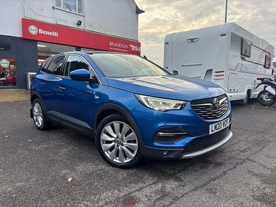 Used Vauxhall Grandland X Elite 130 HP (95 kW) 2020 Blue SUV