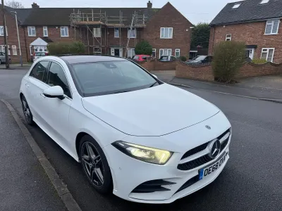 Used Mercedes A180 AMG Line Premium Plus 2019 White Hatchback