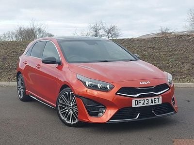 Used Kia Ceed GT-Line S 158 HP (116 kW) 2023 Orange Hatchback