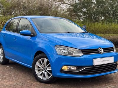 Used VW Polo SE 60 HP (44 kW) 2014 Blue Hatchback