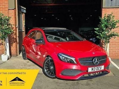 Used Mercedes A200 AMG line 2017 Red Hatchback