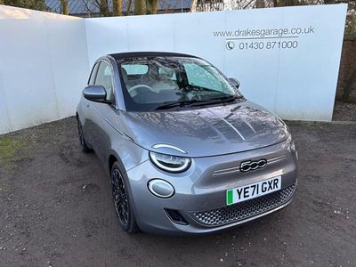 Used Fiat 500e La Prima 86 kW (118 HP) 2021 Grey Cabriolet