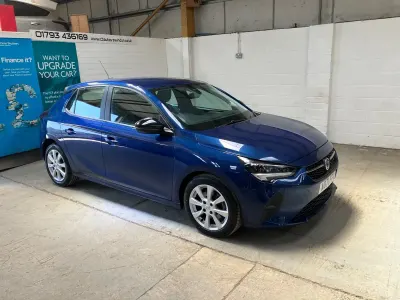 Used Vauxhall Corsa S 100 HP (73 kW) 2021 Blue Hatchback