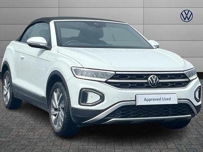 Begagnad VW T-Roc Cabriolet Style 150 HK (110 kW) 2022 Vit Cab