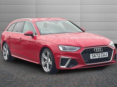 Used Audi A4 S-Line 163 HP (119 kW) 2022 Red Estate