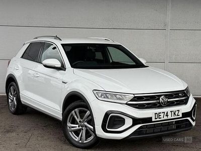 White Used 2025 VW T-Roc R-line SUV | £28,995 (A bit pricey)