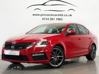 Used Skoda Octavia vRS 184 HP (135 kW) 2017 Red Hatchback
