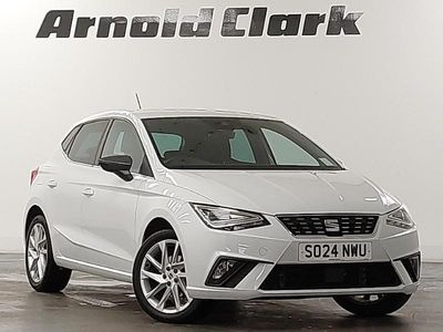 Used Seat Ibiza XCELLENCE 115 HP (84 kW) 2024 White Hatchback
