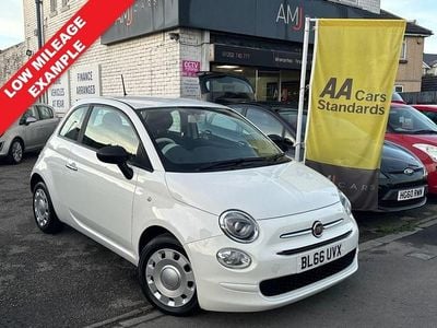 White Used 2016 Fiat 500 Pop Hatchback | £6,495 (Fair price)