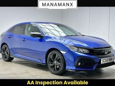 Used Honda Civic Sport 126 HP (92 kW) 2018 Blue Hatchback
