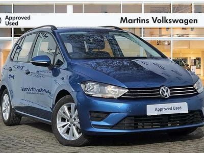 Used VW Golf Sportsvan SE 123 HP (90 kW) 2017 Blue MPV