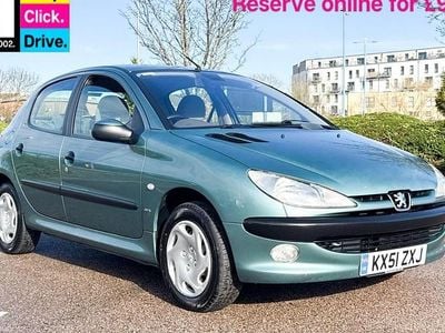 Green Used 2001 Peugeot 206 Hatchback | £2,320