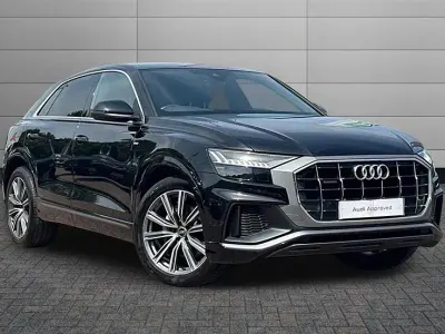 Used Audi Q8 S-Line 340 HP (250 kW) 2023 Mythos black SUV