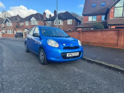 Begagnad Nissan Micra Visia 98 HK (72 kW) 2012 Blå Halvkombi