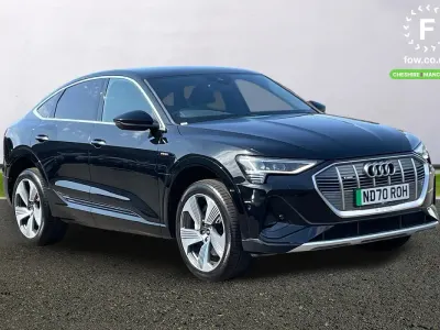 Used Audi e-tron S-Line 300 kW (408 HP) 2020 Black SUV
