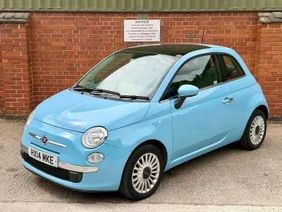 Used Fiat 500 Lounge 2014 Blue Hatchback