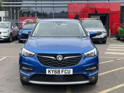 Used Vauxhall Grandland X Sport 128 HP (94 kW) 2018 Blue SUV