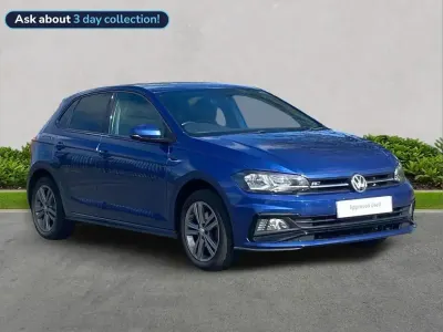 Begagnad VW Polo R-line 115 HK (84 kW) 2020 Blå Halvkombi