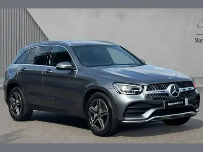 Used Mercedes GLC220 AMG line 194 HP (142 kW) 2019 Selenite grey metallic SUV