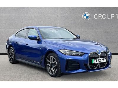 Used BMW i4 M Sport 250 kW (340 HP) 2022 Blue Sedan