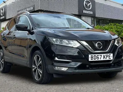 Used Nissan Qashqai N-Connecta 163 HP (119 kW) 2017 Black SUV