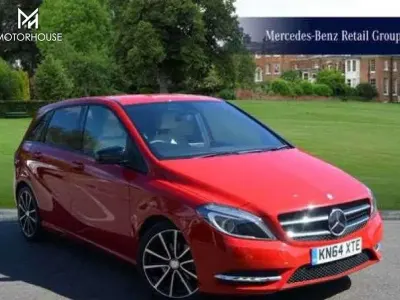 Used Mercedes B180 109 HP (80 kW) 2014 Red Hatchback