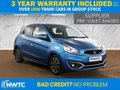 Used Mitsubishi Mirage 79 HP (58 kW) 2016 Blue Hatchback