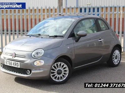 Usado Fiat 500 Lounge 69 HP (50 kW) 2017 Cinzento Citadino