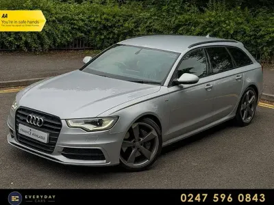Used Audi A6 Black Edition 313 HP (230 kW) 2014 Silver Estate