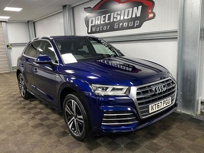 Used Audi Q5 S-Line 252 HP (185 kW) 2018 Blue SUV