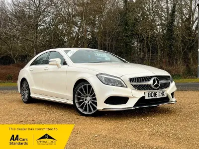 Käytetty Mercedes CLS350 AMG Line Premium 258 HP (189 kW) 2016 Valkoinen Coupe - kaksiovinen