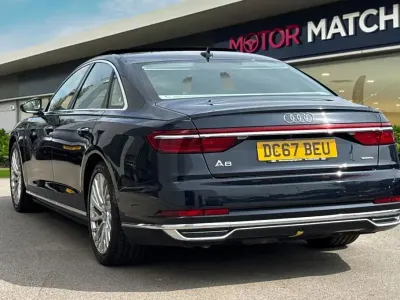 Used Audi A8 Design 2018 Blue Sedan