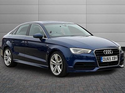 Used Audi A3 S-Line 150 HP (110 kW) 2015 Scuba blue Sedan