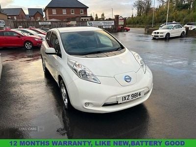 White Used 2016 Nissan Leaf Acenta Hatchback | £4,795 (A bit pricey)