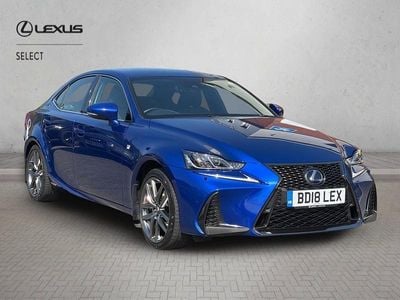 Used Lexus IS300h Sport Line 2018 Blue Sedan