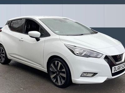 White Used 2019 Nissan Micra Tekna Hatchback | £9,174 (Fair price)
