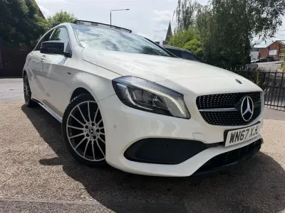 Used Mercedes A200 Premium Plus 136 HP (100 kW) 2017 White Hatchback
